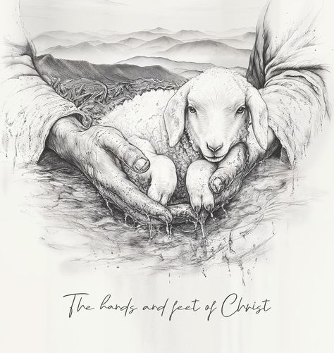 Shepard And Lamb Tattoo, Lost Lamb Tattoo, The Lord Is My Shepherd Tattoo, Lamb Tattoo Christian, Lost Sheep Tattoo, Lamb Tattoo Design, Lamb Of God Tattoo, Lion And Lamb Tattoo, Marriage Of The Lamb