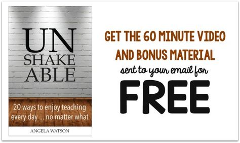 Unshakeable bonus materials No Matter What, Teacher Blogs, Teaching Kindergarten, Professional Development, Matter, Reading Comprehension, First Grade, Worth Reading, Book Worth Reading