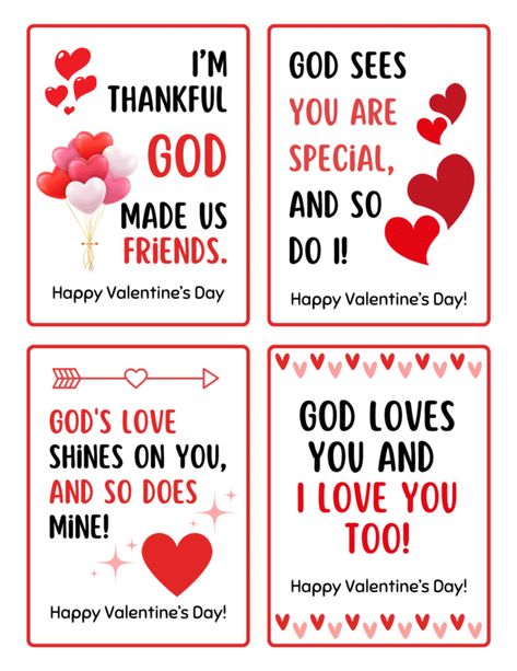 God love you valentines day cards free printable scipture valentine cards for balentine parties, free to print cards Valentine Cards Free Printables, Diy Valentines Kids, Valentine Verses, Free Printable Scripture, Kit Gift Ideas, Free Valentine Cards, Vday Crafts, Diy Watercolor Cards, Homemade Valentines Day