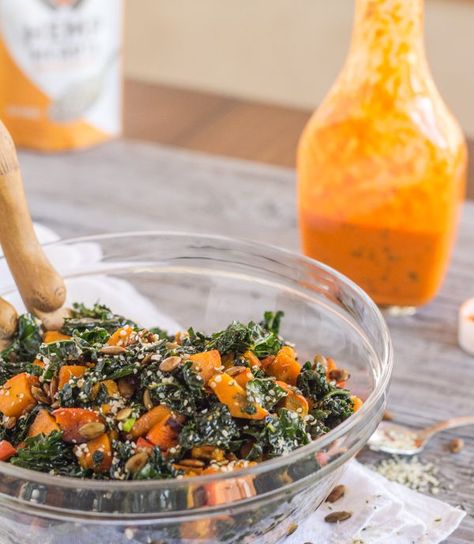 Kale and Sunshine Kabocha Squash Salad Red Pepper Vinaigrette, Kabocha Squash Recipe, Vegan Dinner Rolls, Vegan Christmas Desserts, Roasted Kabocha Squash, Vegan Mashed Potatoes, Vegan Christmas Recipes, Kabocha Squash, Squash Salad