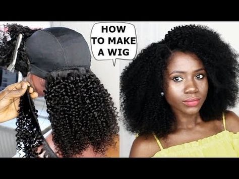 DIY -HOW TO : MAKE A WIG TUTORIAL FOR BEGINNERS [Video] - https://blackhairinformation.com/video-gallery/diy-make-wig-tutorial-beginners-video/ Wig Beginner, Make A Wig, Wig Tutorial, Hair Pics, Crochet Wig, Twa Hairstyles, Diy Wig, Braid Wig, Hair Color Caramel