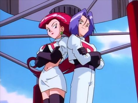 Jessie And James Team Rocket, Team Rocket Pose, Jesse And James Team Rocket, Team Rocket Pfp, Jesse And James, Pokemon Jessie And James, Pokemon Jessie, Jessie Team Rocket, Ash E Pikachu