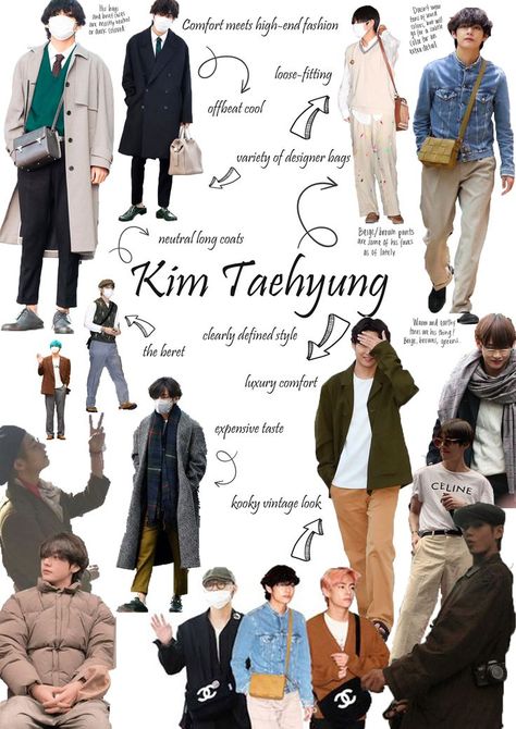 BTS V STYLE Taehyung Pants Style, Taehyung Clothes Style, V Style Bts, Taehyung Aesthetic Outfit, Taehyung Street Style, Tae Style Outfit, Taehyung Fashion Style, V Outfits Bts, Taehyung Style Outfit