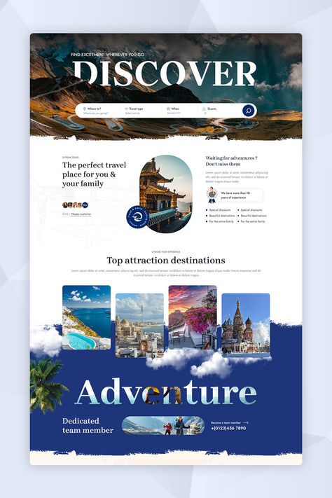 A3trip - Tours & Travels WordPress Theme Travel Agency Design, Tour Website, Travel Agency Website, Holiday Booking, Booking Website, Website Images, Tourism Website, Wp Themes, Travel Website