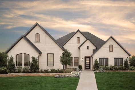 Model Home at 740 Waterbrook Pkwy in Waterbrook | Coventry Homes Acme Brick, Coventry Homes, Perry Homes, Pulte Homes, New Home Buyer, Brick Exterior, Brick Exterior House, Cherry Hill, Ft Worth