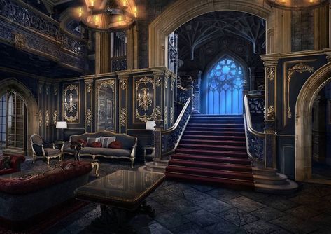 #interiordecor #homestyling #interiorstyling #k #homeinspo Gothic Castle Interior, Vamp Aesthetic, Gothic Mansion, Episode Backgrounds, Gothic Castle, Palace Interior, Fantasy Rooms, Castles Interior, Mansion Interior