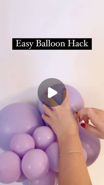 Balloon On Wall Ideas, Balloon On The Wall, Balloons On Fence, Attach Balloon Garland To Wall, How To Attach Balloon Garland To Wall, How To Tie Balloons Together, Balloon Decorations Simple, Balloon Garland On Wall, Ceiling Hanging Decor Diy