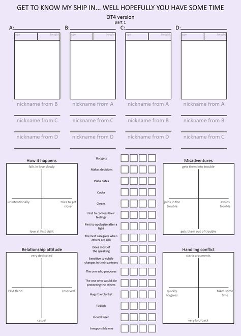 My Ship In 5 Minutes Template Poly, Relationship Sheet Template, Poly Ship Chart Template, Ship Charts Template, Oc Shipping Template, Ship Template Poly, Couple Chart Template, Oc Relationship Template Poly, Explain Your Ship Template