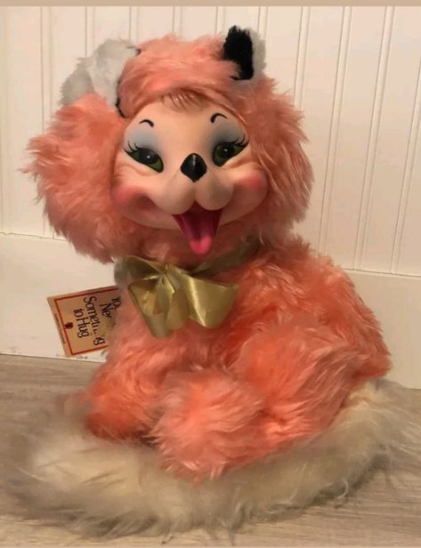 Ruston Dolls, Rubber Face Doll, Rushton Dolls, Vintage Plushies, Rushton Toys, Vintage Stuffed Animals, Doll Plushies, Rubber Face, Vintage Fox