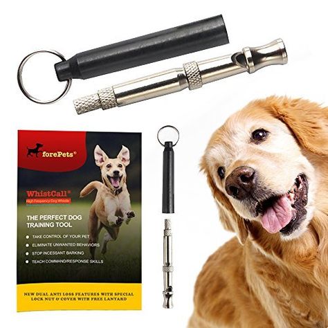 ONE DAY SALE - Professional WhistCall Dog Whistle for Bark Control and Obedience Training | Best New Improved Anti Loss Version | with Free Lanyard | 100% *** Want additional info? Click on the image. Dog Training Tools, Pet Things, English Pointer, Dogs Training, Outdoor Gadgets, Dog Whistle, Cheap Dogs, One Day Sale, Dog Store