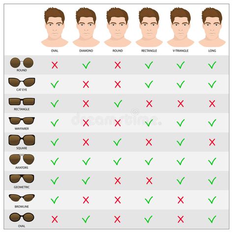 Man sunglasses shapes 3.. Illustration about avatar, diamond, accessory, fashion, hairstyle, model, circle, object, handsome, optical, design, element, hair, optic, eyewear - 75712679 Mens Glasses Frames Face Shapes, Face Shape Hairstyles Men, Face Shape Glasses, Sunglasses Shapes, Rectangle Face Shape, Glasses For Oval Faces, Oval Face Men, Face Shape Sunglasses, Male Sunglasses