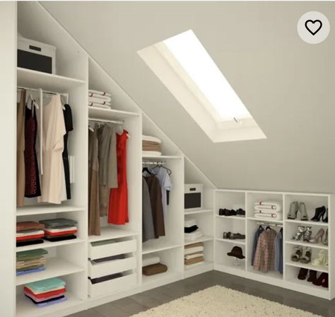 Attic Bedroom Closets, Attic Bedroom Storage, Attic Wardrobe, Closet Planning, Attic Closet, Walking Closet, Loft Storage, Walk In Closet Design, Attic Bedrooms