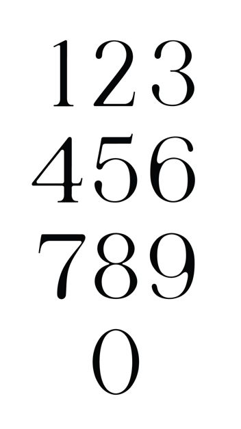 Minimalist Number Font, Serif Fonts Numbers, Beautiful Number Fonts, 2 Tattoo Number Fonts, 7 Font Number, 4 Font Number, Pretty Numbers Font, 2 Font Number, Hand Lettered Numbers