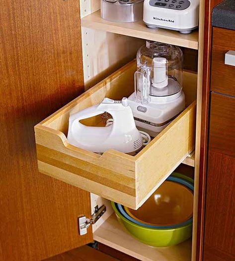 Practical Kitchen, Design 101, Appliances Storage, Organizing Systems, Kitchen Cabinetry, Clever Storage, Kitchen Remodel Idea, Kitchen Reno, Kitchen Pantry