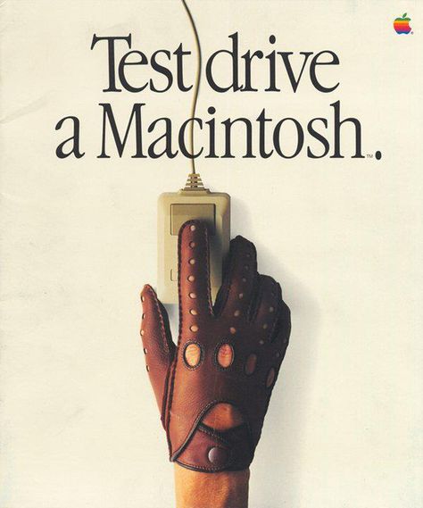 We still dig the old ads! Macintosh (1984) Apple Advert, Apple Advertising, 80s Ads, Apple Macintosh, New Retro Wave, Publicidad Creativa, Great Ads, Keramik Design, Vintage Apple