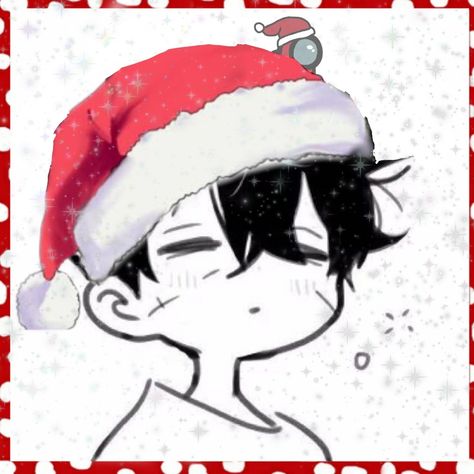 Anime Boy Christmas Pfp, Christmas Pfp Anime Boy, Christmas Boy Pfp, Christmas Pfp Boy, Christmas Anime Pfp Aesthetic, Mecchi Pfp, Emo Boy Drawing, Brown Hair Anime Boy, Christmas Pfps