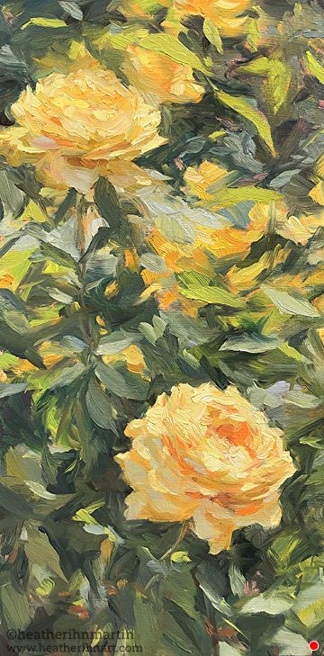 Heather Martin, Yellow Flowers Painting, Rose Oil Painting, Pop Art Wallpaper, Yellow Wallpaper, Aesthetic Painting, Yellow Aesthetic, Painting Wallpaper, Rose Art