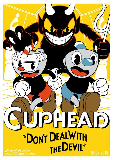 Fun Video Games, Cup Head, Deadpool Wallpaper, Oswald The Lucky Rabbit, Fan Poster, Doodle Art Drawing, Deal With The Devil, Favorite Cartoon Character, Retro Video Games