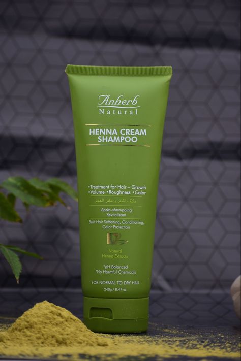 This shampoo contains natural extracts of herbs which imparts shine to hair, promotes hair growth and nourishment to hair & scalp leading to soft, smooth, lustrous & damage free hair while henna acts as a natural conditioner. Protection against harmful UV rays and harsh chemicals. Repairs damaged hair Anherb Henna Cream Shampoo repairs the damage caused due to heat, hair styling or hair colouring. Adds volume to your hair This shampoo is specially crafted for dull, dry hair. Henna helps strength Henna Shampoo, Hair Henna, Herb Shop, Hair Colouring, Natural Conditioner, Natural Henna, Natural Skin Care Products, Herbal Products, Stickers Design