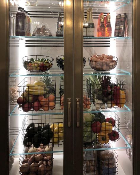 Another update from our clients who have just moved into their home we completed in Isle of Man. This bespoke display fridge we designed… | Instagram Laura Hammett, Display Fridge, Food Storage Rooms, House Pantry, House Organisation, Dream Kitchens Design, Kitchen Pantry Design, House Design Kitchen, Kitchen Inspiration Design