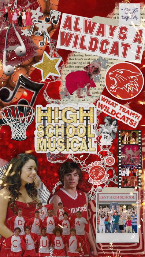 High School Musical Theatre Rehearsals, Musical Wallpaper, School G, High School Musical 3, East High School, What Team, High School Musical, Wild Cats, High School