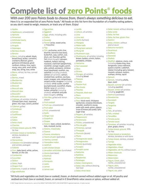 200_zero_points_foods_list Weight Watchers Points Chart, Zero Point Foods, Weight Watchers Points List, Zero Calorie Foods List, Weight Watchers Food Points, Food Calorie Chart, Soy Yogurt, Weight Watchers Program, Weight Watchers Plan