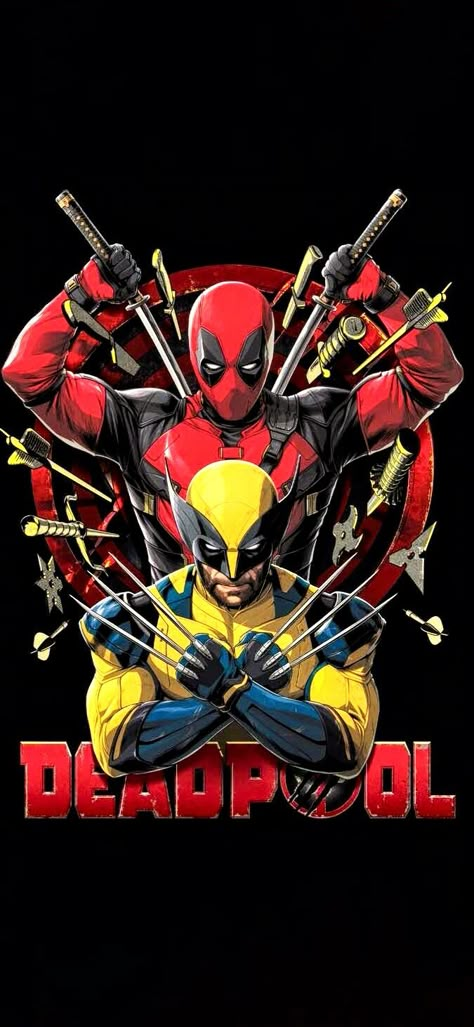 Deadpool Background, Deadpool Wallpaper Iphone, Heroes Wallpaper, Wolverine Movie, Marvel Background, Deadpool And Wolverine, Deadpool Wallpaper, Deadpool 3, Wolverine Hugh Jackman