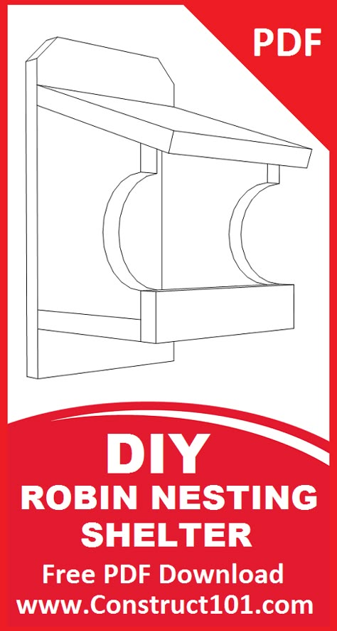 Robin Bird House Plans, Robin Nesting Box Plans, Robin Nesting Boxes, Birdhouse Patterns Free Bird House Plans, Robin Nest Box, Birdhouse Diy, Birdhouse Plans, Bird House Plans Free, Bird Nesting Box