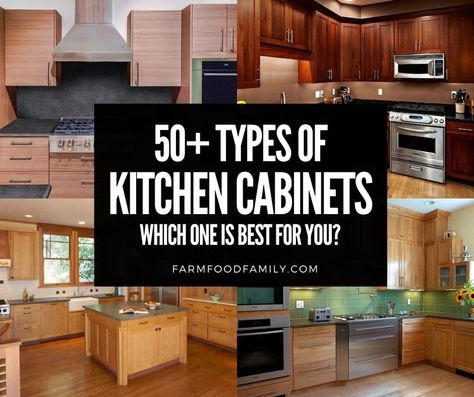 different-types-of-kitchen-cabinets Different Types Of Kitchen Cabinets, Types Of Kitchen Cabinets Styles, Kitchen Cabinets Styles, Thermofoil Kitchen Cabinets, Beadboard Kitchen Cabinets, Birch Kitchen Cabinets, Alder Kitchen Cabinets, Kitchen Cabinets Materials, Beadboard Kitchen