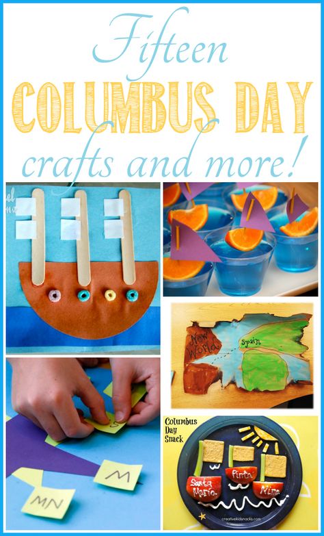 Kindergarten Columbus Day Activities, Columbus Day Crafts Preschool, Columbus Day Crafts For Kids, Christopher Columbus Craft, October Crafts Preschool, Christopher Columbus Activities, Columbus Day Activities, Fire Safety Preschool Crafts, Class Goals