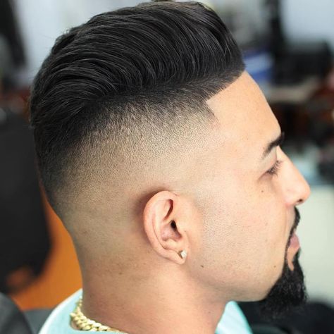 30 Ultra-Cool High Fade Haircuts for Men High Fade Comb Over, Shadow Fade, Fade Haircut Styles, Mens Medium Length Hairstyles, High Fade Haircut, High Skin Fade, Mens Fade, High Fade, Dapper Gentleman