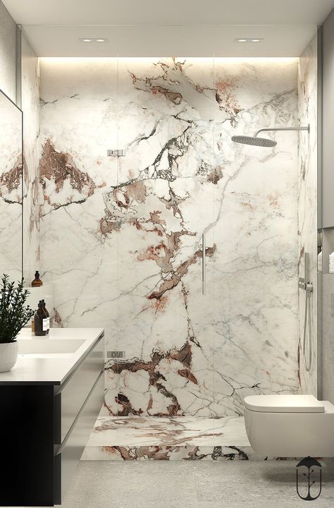 Marble Walls, Bathroom Decor Luxury, Washroom Design, Small Bathroom Makeover, Bathroom Design Decor, Toilet Design, Bathroom Remodel Shower, Bathroom Inspiration Decor, Bathroom Design Luxury