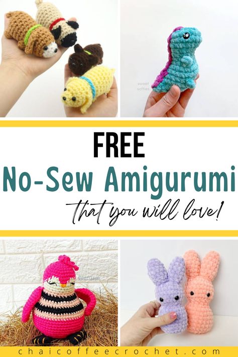 Amugrumi Crochet, Easy Crochet Projects Amigurumi, Crochet Plush Pattern Free Easy, Small Plush Crochet Pattern Free, Positive Crochet Pattern, No Stuffing Amigurumi, Arigami Crochet Animals, Animaguri Crochet Free Pattern, Amugari Crochet