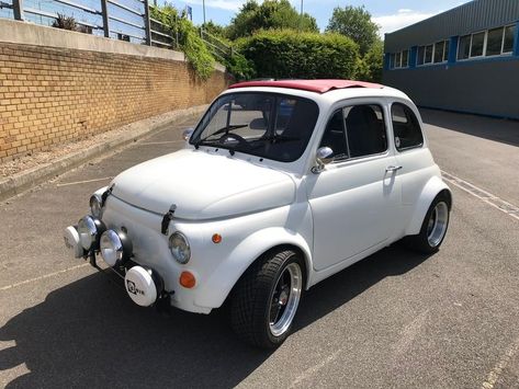 Fiat 500 built by Z Cars with a Subaru 2.5 L Flat-Four Light Blue Fiat 500, Fiat Uno Scr, Fiat 3000 Tank, Fiat 128 Super Europa, Engine Swap, Fiat 500, Manual Transmission, Subaru, Suv Car