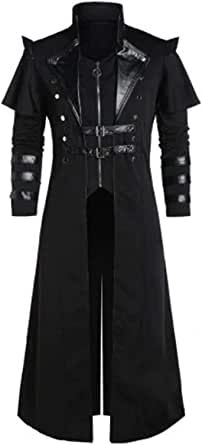 Steampunk Assassin, Blood Costume, Mantel Outfit, Bags Outfit, Band Au, Dark Clothing, Mens Outwear, Mode Steampunk, Gothic Coat