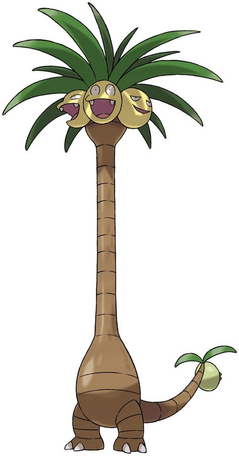 Exeggutor official artwork gallery | Pokémon Database Alolan Exeggutor, Chivas Wallpaper, Grass Type Pokemon, Pencil Sketches Easy, Pokemon Official, Japanese Monster, Pokemon Alola, Type Pokemon, Pokémon Master