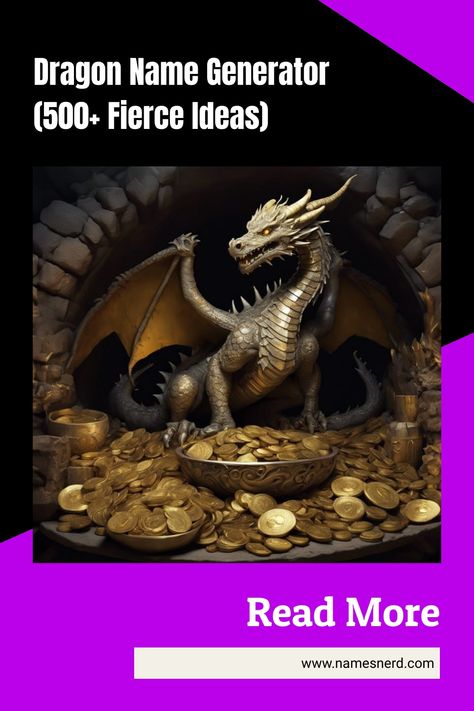 Dragon Name Generator (500+ Fierce Ideas) Dragon Names Generator, Random Names, Fantasy Writing, Dragon Names, Ice Dragon, Fantasy Names, The Dark One, Cold Hearted, Name Generator