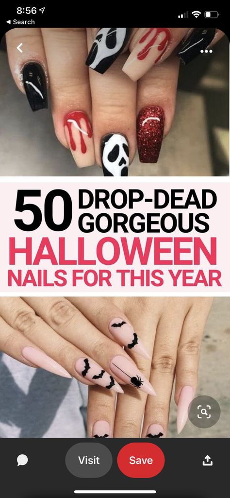 Easy Halloween Nails Design, Blood Nails, Horror Nails, Holloween Nails, Halloween Nails Easy, Skull Nails, Halloween Acrylic Nails, Cute Halloween Nails, Nails Halloween