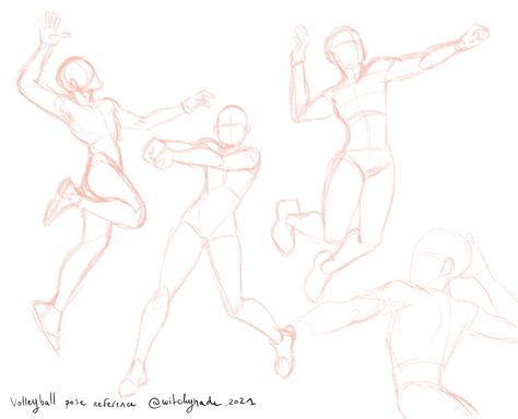 Pose Reference Volleyball, Volleyball Drawing, Sports Drawings, Figure Sketching, Art Tools Drawing, Volley Ball, Figure Drawing Reference, Hand Art Drawing, Art Poses