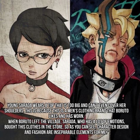 Sarada X Boruto, Sarada And Boruto, Assignment Ideas, Boruto Sarada, Boruto And Sarada, Mens Clothing Brands, Aesthetic Ig, Be A Man, Tv Characters