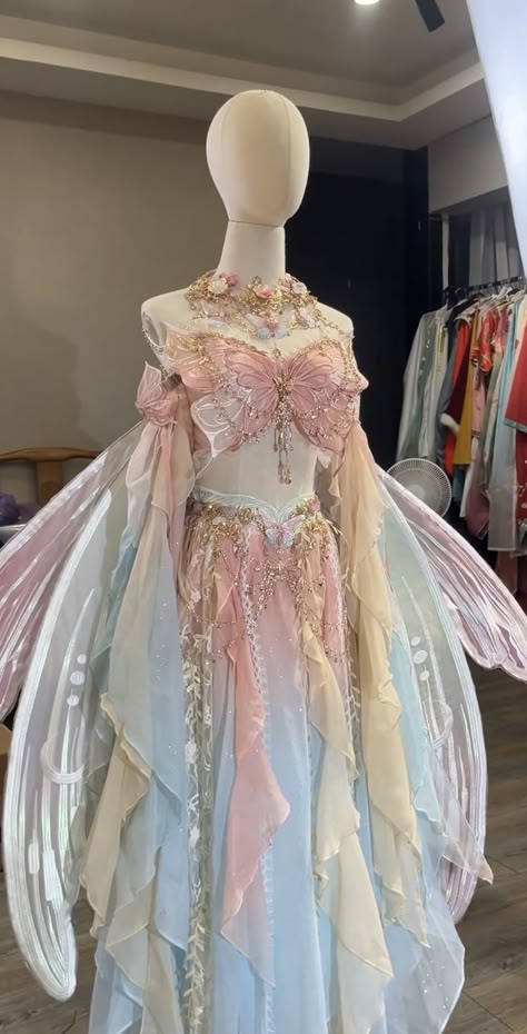 Fantasy Outfits, Fantasy Dresses, Fairy Princess, Fairytale Dress, Fairy Costume, Fantasy Dress, Fairy Dress, Fantasy Clothing, Pretty Clothes