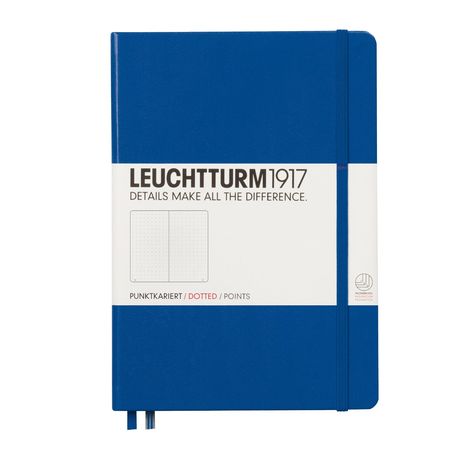 Lechturm Journal, Blue Notebook, Korean Sheet Mask, Hourly Planner, Dot Grid Notebook, Time Saver, Massage Tools, Dot Journals, Royal Blue Color