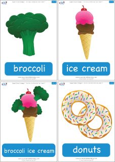 Do You Like Broccoli Ice Cream? Flashcards | Super Simple Do You Like Broccoli Ice Cream, Broccoli Ice Cream, Cream Broccoli, Food Flashcards, Healthy Food Activities, Kindergarten Esl, Ice Cream Pictures, Teaching Weather, Free Flashcards