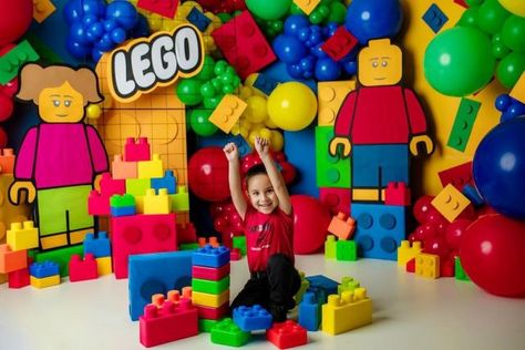 Lego Birthday Photoshoot Ideas, Lego Birthday Photoshoot, Lego Photoshoot, Baby Boy Photoshoot, Lego Themed Party, Boy Photoshoot, Bday Shoot, James 4, Soccer Birthday