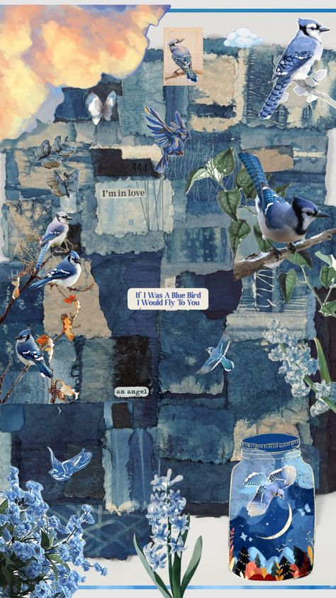 Blue Jay Love #bluejays #bluebird #bluejay #blue Blue Jay Bird Wallpaper, Blue Phoenix Aesthetic, Blue Jay Wallpaper, Bluejay Aesthetic, Jay Blue Wallpaper, Blue Jay Aesthetic, Bluejay Bird, Magazine Typography, Fashion Magazine Typography