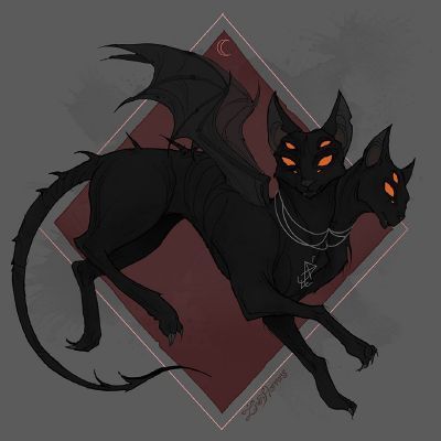 Familiar (Traditional) | What Type of Demon Are you? - Quiz Black Cat Art, Creature Drawings, Fantasy Creatures Art, Mythical Creatures Art, Creepy Art, Creature Concept Art, Arte Fantasy, Cat Drawing, A Drawing