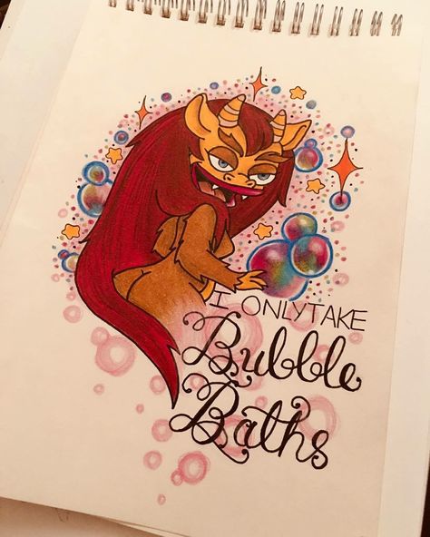 I wish I knew the artist for my future tattoo! Big Mouth Tattoo, Hormone Monstress, Mouth Tattoo, 14th Birthday Cakes, Artwork Tattoo, Monster Tattoo, Wall Drawings, Art Flash, Bubble Baths