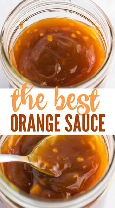 Orange Sauce For Duck, Asian Sauce Recipes, Orange Sauce Recipe, Orange Chicken Sauce, Chicken Sauce Recipes, Homemade Chinese Food, How To Make Orange, Homemade Sauce Recipes, Orange Chicken Recipe