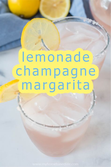 Lemonade Margarita Recipe, Margaritas Bar, Champagne Margarita Recipe, Tequila And Lemonade, Lemonade Margarita, Champagne Margarita, Beer Mixed Drinks, Boutique Events, Indulgent Recipes