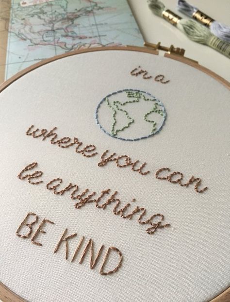 World Embroidery Hoop Art Taylor Swift Quotes Embroidery, Motivational Embroidery, Encouraging Embroidery, Cross Stitch Affirmations, Affirmation Cross Stitch, Modern Hand Embroidery Patterns, Embroider Ideas, Cross Stitch Quotes, Hand Embroidery Videos